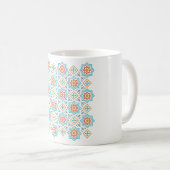 シームレスな装飾デザインのPatterns & Clipart Collection コーヒーマグカップ (正面右)