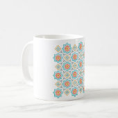 シームレスな装飾デザインのPatterns & Clipart Collection コーヒーマグカップ (正面左)