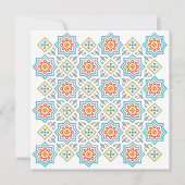 シームレスな装飾デザインのPatterns & Clipart Collection 招待状 (正面)