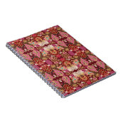 シームレスな装飾的カオス花柄 ノートブック (右側)