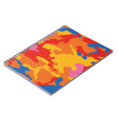 シームレスな迷彩背景パターン。シームレスC ノートブック (左側)