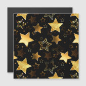 シームレスな金の星のパターン (正面/裏面)