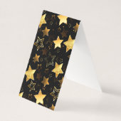 シームレスな金の星のパターン (正面)