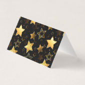 シームレスな金の星のパターン (裏面)