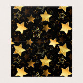 シームレスな金の星のパターン (外部フラット)