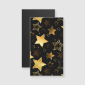 シームレスな金の星のパターン (正面/裏面)