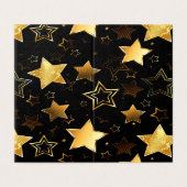 シームレスな金の星のパターン (外部フラット)