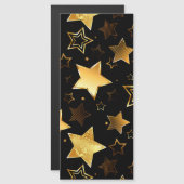 シームレスな金の星のパターン (正面/裏面)