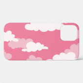 シームレスな雲空、ヴィンテージテクスチャ。 Case-Mate iPhoneケース (裏面 (横))