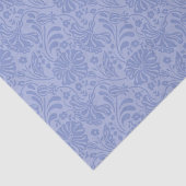 シームレスな青い花のパターンの切り離し 薄葉紙 (詳細)