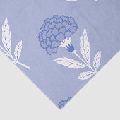 シームレスな青い花のパターンを切り離すティッシュペーパー 薄葉紙 (詳細)