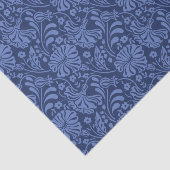 シームレスな青い花のパターンを切り離すティッシュペーパー 薄葉紙 (詳細)