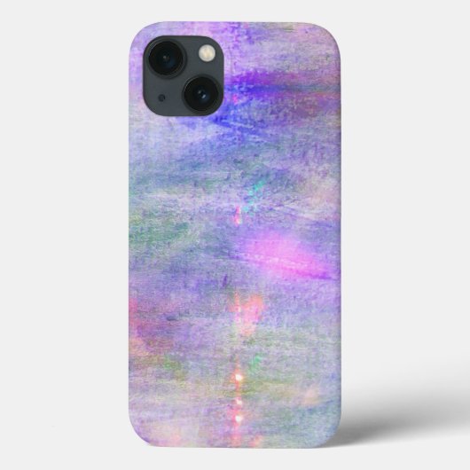 シームレスな青、ピンク色の背景の黄色の水色 Case-Mate iPhoneケース (裏面)