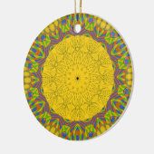 シームレスな黄金色の装飾品。 セラミックオーナメント (左)