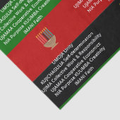 シームレスなNGUZO SABA 7原則クワンザ 薄葉紙 (詳細)