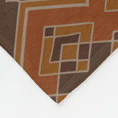 シームレスアステカなパターン。アステカ族のプリント。アブスタ フリースブランケット (角)