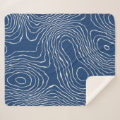 シームレスアース線地形図パターオーガニックター シェルパブランケット (正面(横))