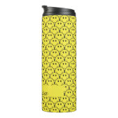 シームレスイエローレトロスマイリー名熱タンブラー タンブラー (回転右)