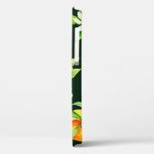 シームレスウォーター色の柑橘類と葉パット Case-Mate iPhoneケース (裏面 / 左)