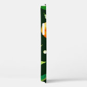 シームレスウォーター色の柑橘類と葉パット Case-Mate iPhoneケース (裏面 / 右)