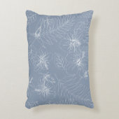 シームレスエキゾチックなハイビスカスのトロピカルパーム葉の アクセントクッション (正面(垂直))