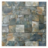 シームレスエレガント旗石タイルデザイン タイル (正面)