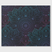 シームレスオリエンタルアラベスク模様。デコレート ラッピングペーパー (フラット)