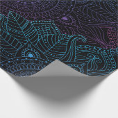 シームレスオリエンタルアラベスク模様。デコレート ラッピングペーパー (角)