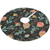 シームレスオリエンタルフローラエレガンス ブラッシュドポリエステルツリースカート (アングル)