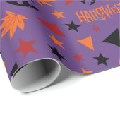 シームレスカボチャ離れ、、および星包み紙 ラッピングペーパー (ロールコーナー)