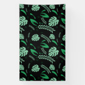 シームレスカラフルな夏のパターン – フローラ-自然 横断幕 (縦)