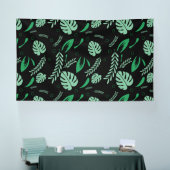 シームレスカラフルな夏のパターン – フローラ-自然 横断幕 (トレードショー)