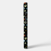 シームレスカラフルな小さな犬の足 Case-Mate iPhoneケース (裏面 / 左)