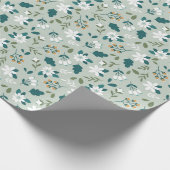 シームレスカラフルディティ花柄 ラッピングペーパー (角)