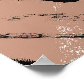 シームレスカラフル水色パターン ポスター (角)