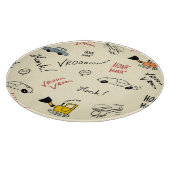 シームレスカースケッチ:キッズベッドシート カッティングボード (角)