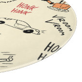 シームレスカースケッチ:キッズベッドシート カッティングボード (角)