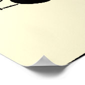 シームレスカースケッチ：キッズベッドシート ポスター (角)