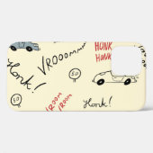 シームレスカースケッチ:キッズベッドシート Case-Mate iPhoneケース (裏面 (横))