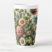 シームレスガーデンデザイン カフェラテマグ (正面)