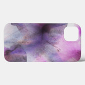 シームレスキュービズム紫抽象芸術芸術 Case-Mate iPhoneケース (裏面 (横))