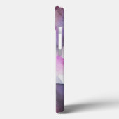 シームレスキュービズム紫抽象芸術芸術 Case-Mate iPhoneケース (裏面 / 左)