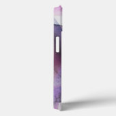 シームレスキュービズム紫抽象芸術芸術 Case-Mate iPhoneケース (裏面 / 右)
