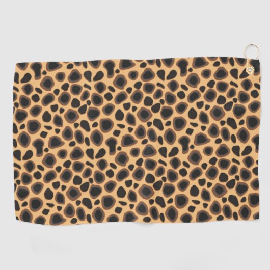 シームレスキリンの皮膚パターン ゴルフタオル (横)