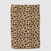 シームレスキリンの皮膚パターン ゴルフタオル (正面)