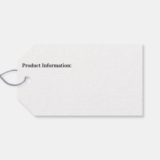 シームレスキルター裁縫ギフト裁縫機 ギフトタグ (裏面横)