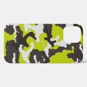 シームレスグランジな偽装の背景。カムフラージュ Case-Mate iPhoneケース (裏面 (横))