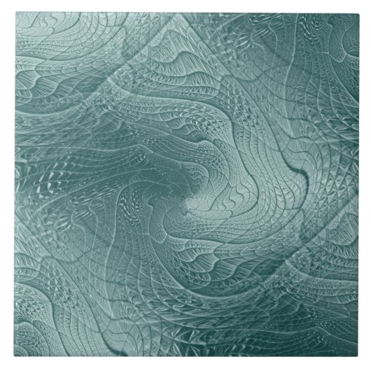 シームレスグリーン化粧セラミックタイル タイル (正面)