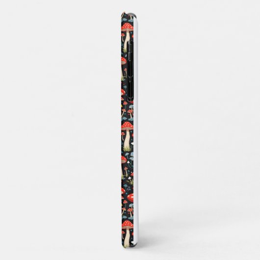 シームレスコテージコアマッシュルーム花模様 Case-Mate iPhoneケース (裏面/左)