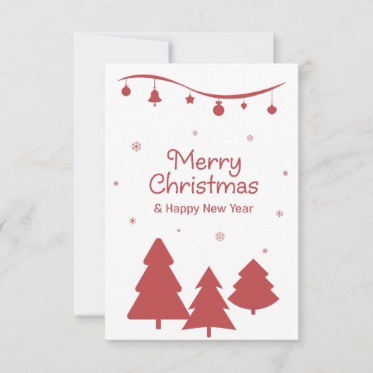 シームレスシーズングリーティングカード。 カード (正面)